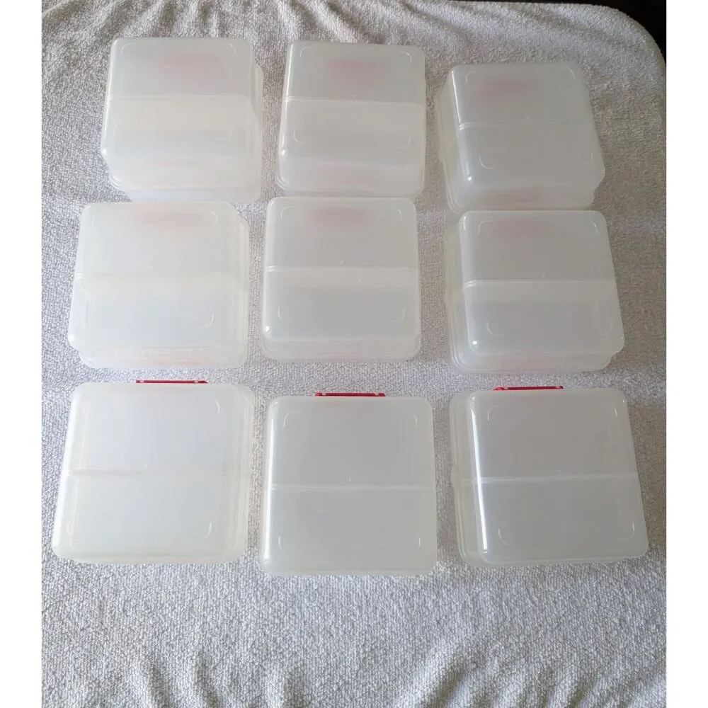 Boar's Head food storage/small items snap lock containers (9 total)